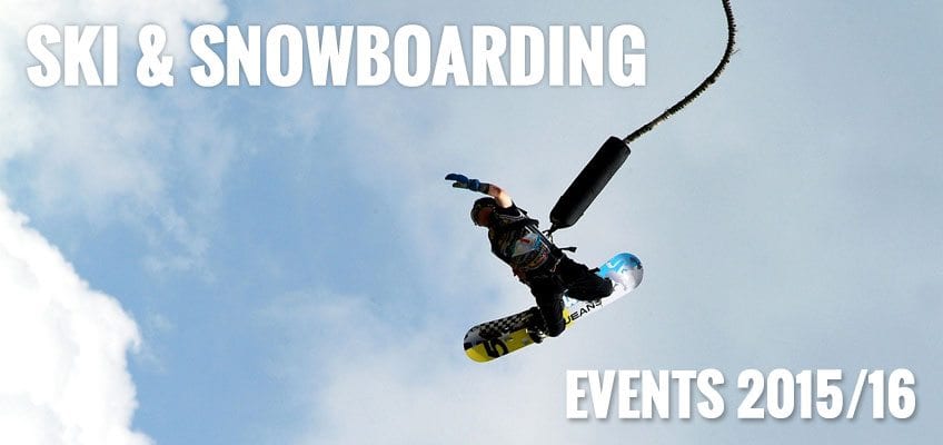 événements de ski et de snowboard 2015 2016