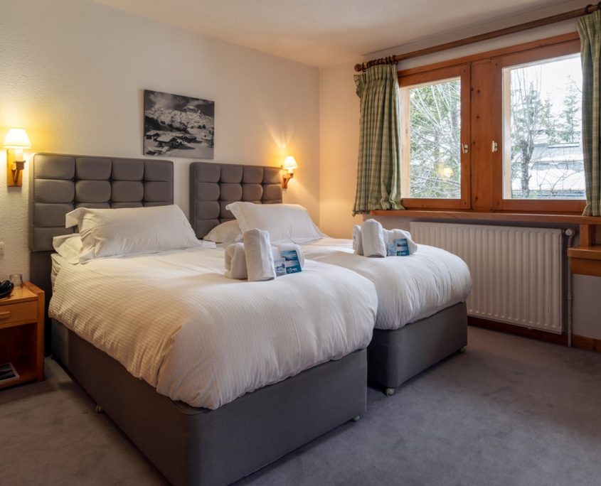 Chalet Loden Meribel twin room 1