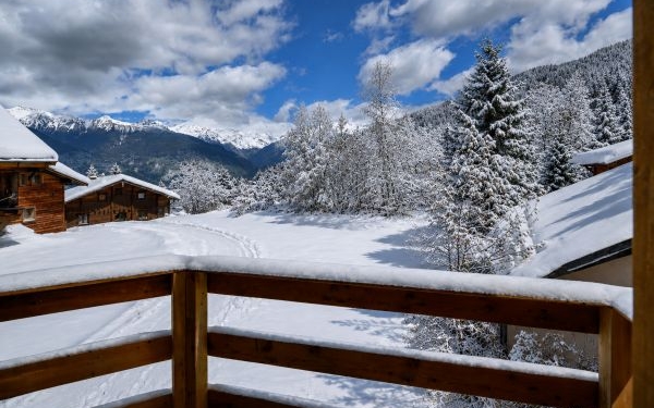 View from bedroom in Chalet Yeti, La Tania