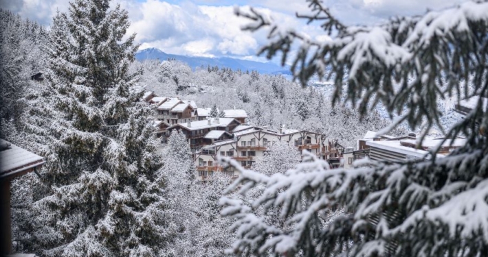 View from living room in Chalet Yeti, La Tania