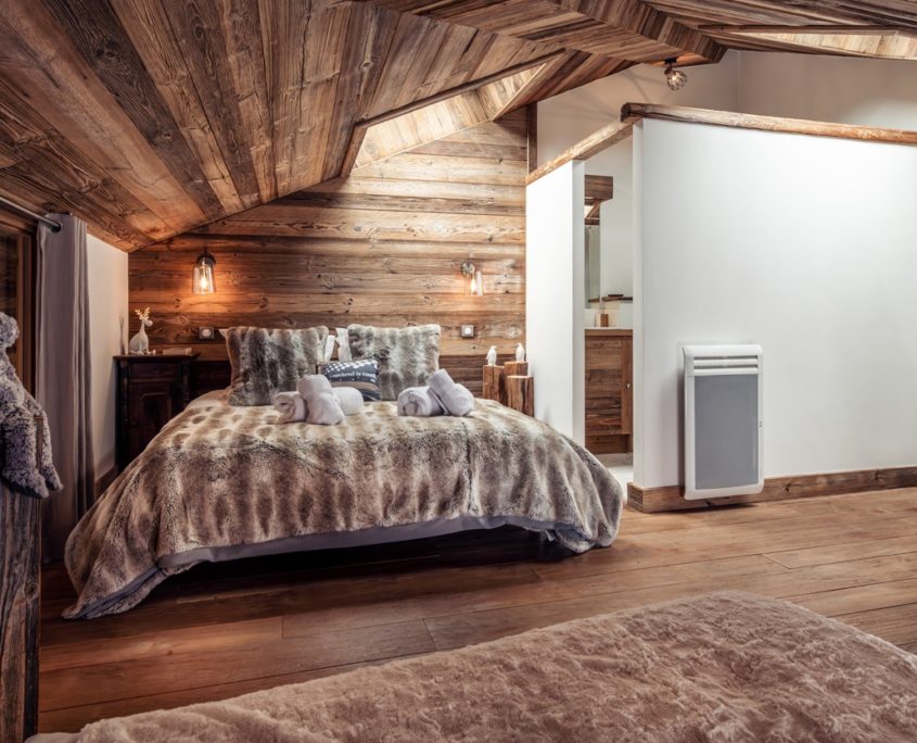 Bedroom in Ski Magic Chalet Chez Mamie in Courchevel