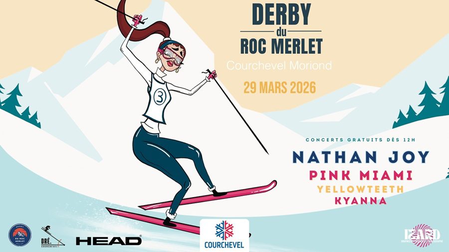 What's on in the 3 Valleys March and April 5 Roc Merlet Derby 2026