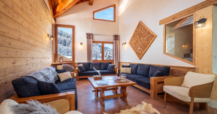 Chalet Yéti 3 Living room of Ski Magic Chalet Yeti La Tania