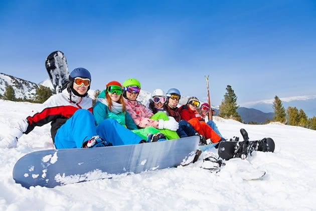 Ski en famille et en groupe