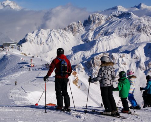Arten des Skifahrens in Courchevel