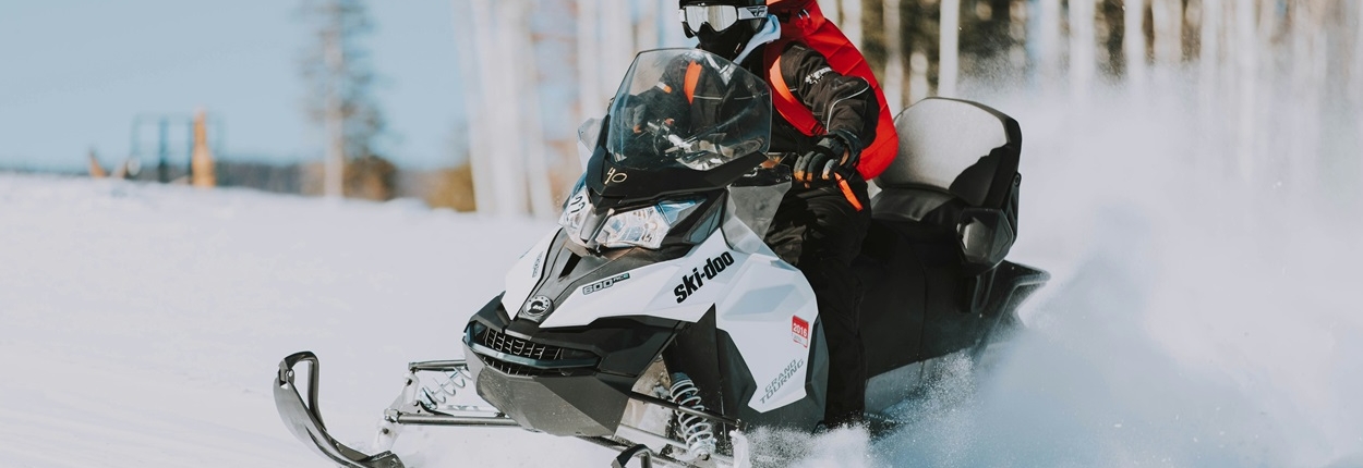 Try snowmobile or skidoo in the 3 Valleys