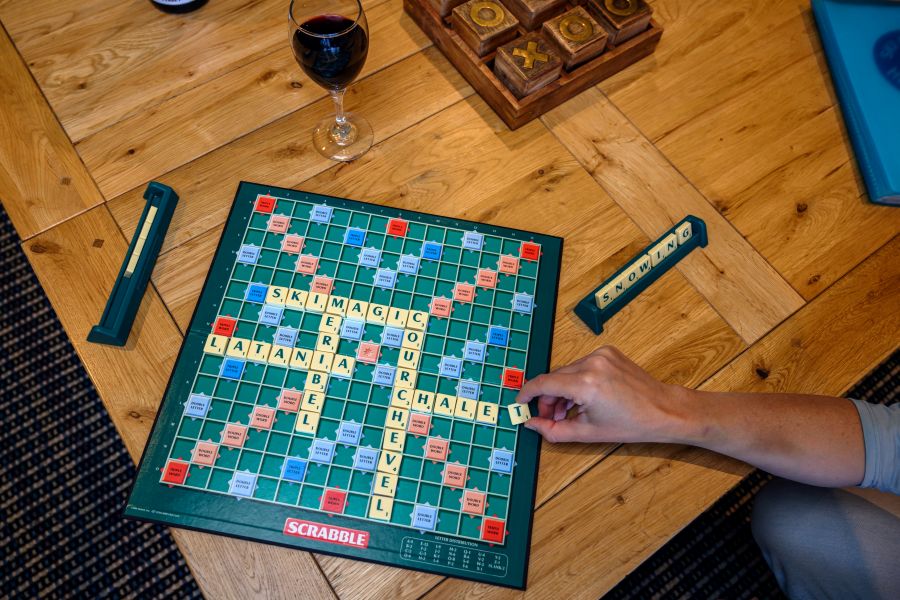 Classic board games in the chalet