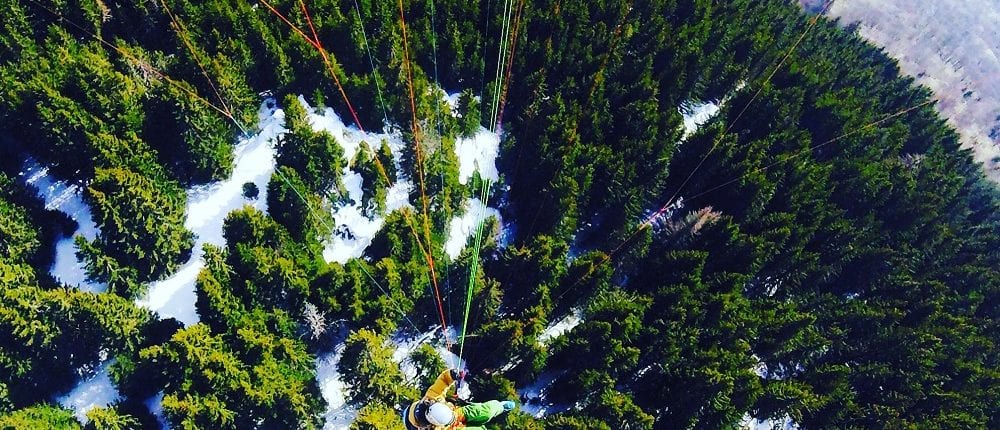 Tom of The Boot Lab Courchevel Paragliding